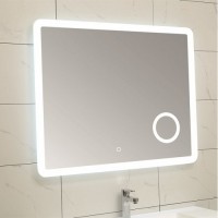 Огледало за баня LED с нагревател, 100х80 см